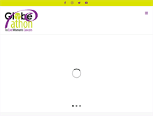 Tablet Screenshot of globeathon.com
